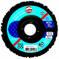 DISQUE DE DECAPAGE PLAT D125 -B EPAIS. 15 - ALESAGE 22,23 - NYLON DISQUE DE DECAPAGE PLAT D125 -B EPAIS. 15 - ALESAGE 22,23 - NYLON